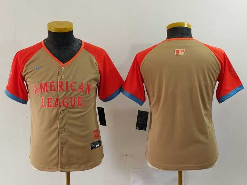 Youth American League Cream 2024 All Star Limited Stitched Jersey->2024 mlb all-star->MLB Jersey